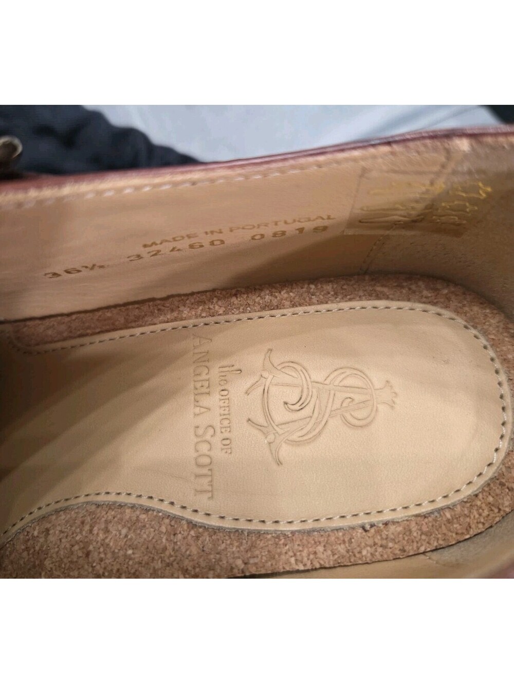 The Office Of Angela Scott Mr Colin Dbl Monk Strap Brown Womens Shoes 36.5 6.5 - Picture 8 of 12